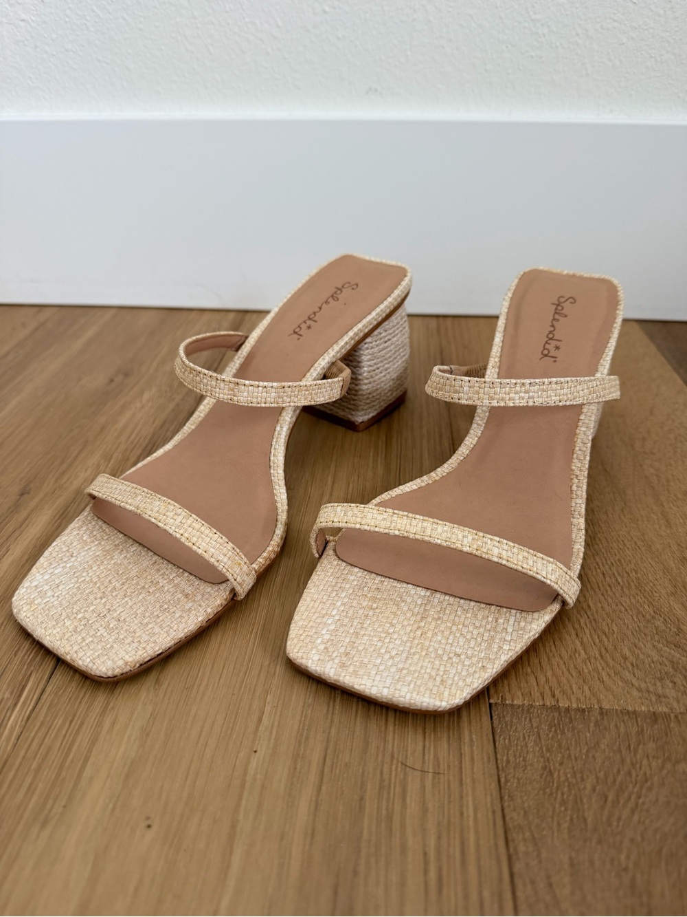 Splendid Rafia Heeled Sandals - Picture 2 of 6